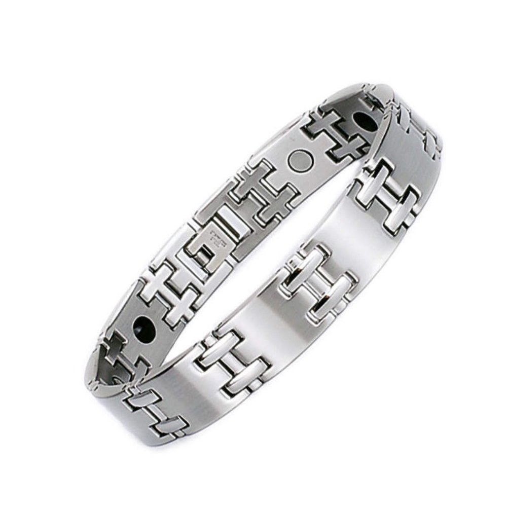 Energy Bracelet Stainless Steel Titanium Tungsten Magnetic